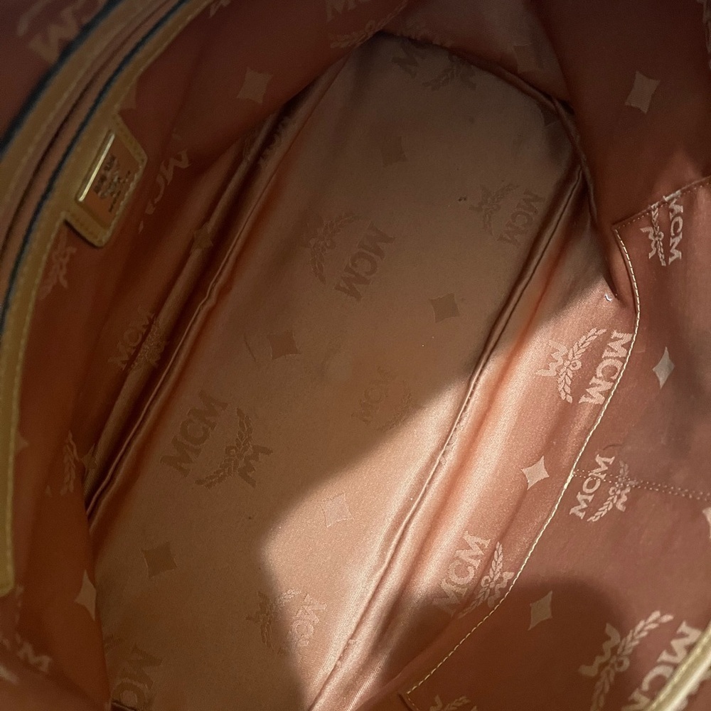 MCM COGNAC VISETOS 2 WAY BAG - Picture 12 of 16